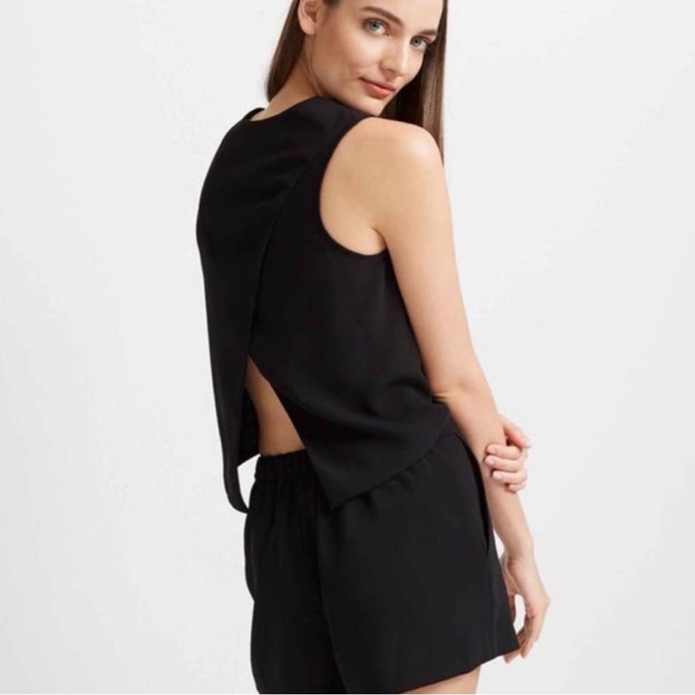 Club Monaco Lyndsey Black Romper
